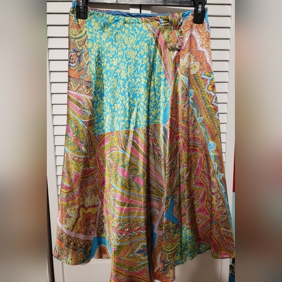Elyse Hart Ltd Paisley Women's Skirt Size 8 - Picture 1 of 4
